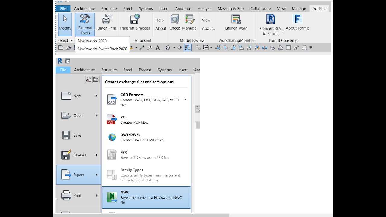 REVIT TIPS AND TRICKS: HOW TO INSTALL NAVISWORKS EXPORTER AND NAVISWORKS FREEDOM