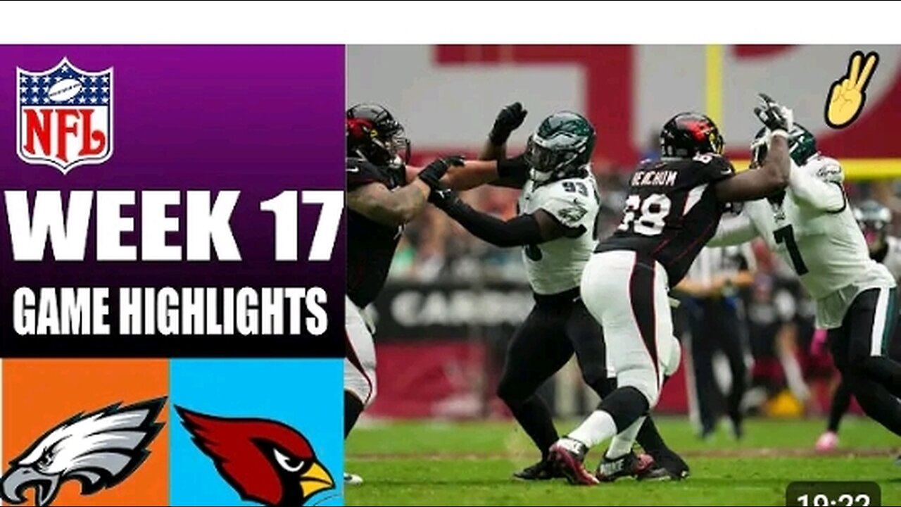 Arizona Cardinals vs Philadelphia Eagles WEEK 17 [FULL GAME] _ NFL Highlights TODAY 2023