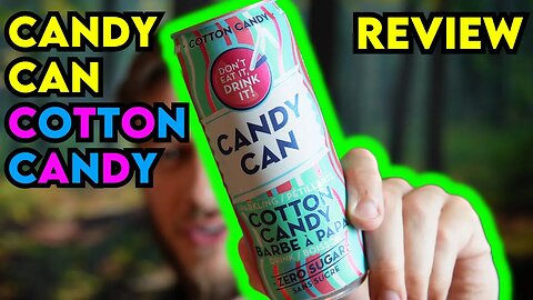 Drink CANDY CAN Cotton Candy Review