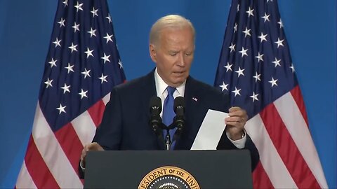 Crooked Joe Continues to have Brain Malfunctions