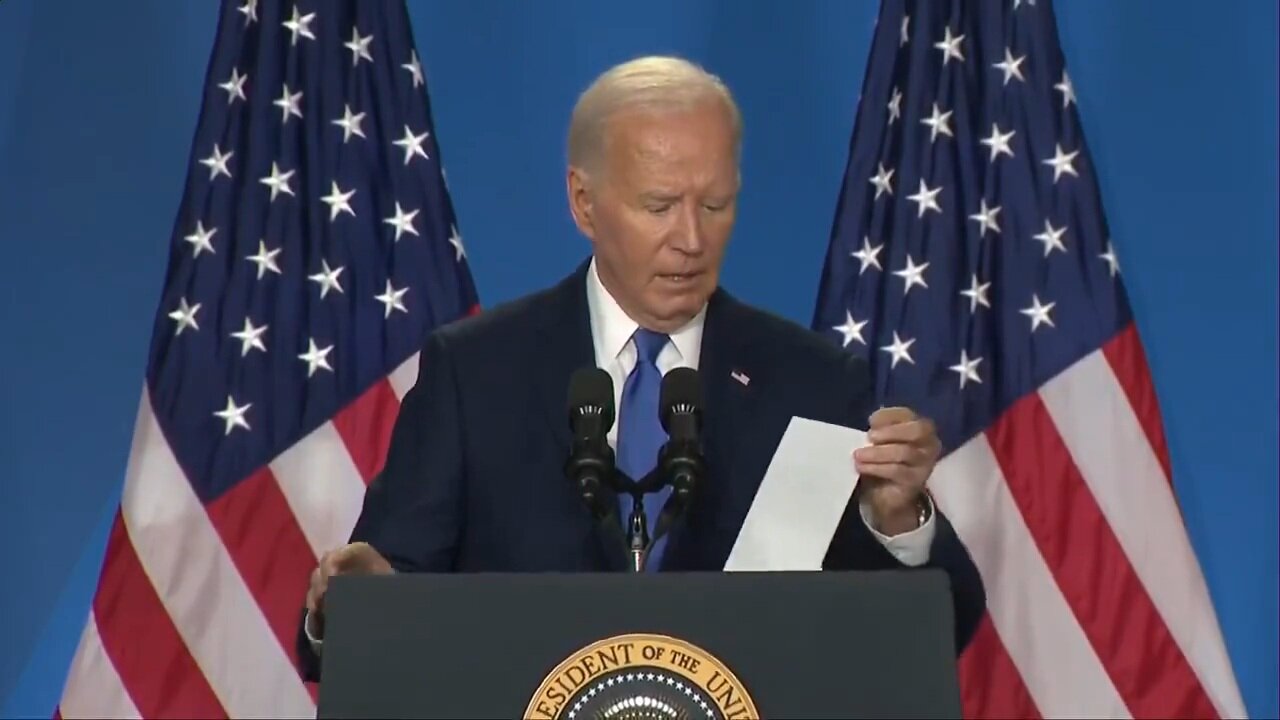 Crooked Joe Continues to have Brain Malfunctions