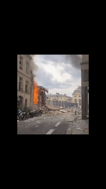 BIG EXPLOSION CAUSED FIRE IN CENTRAL PARIS🔥🚒LEFT DOZENS INJURED🆘🚷♨️🚑
