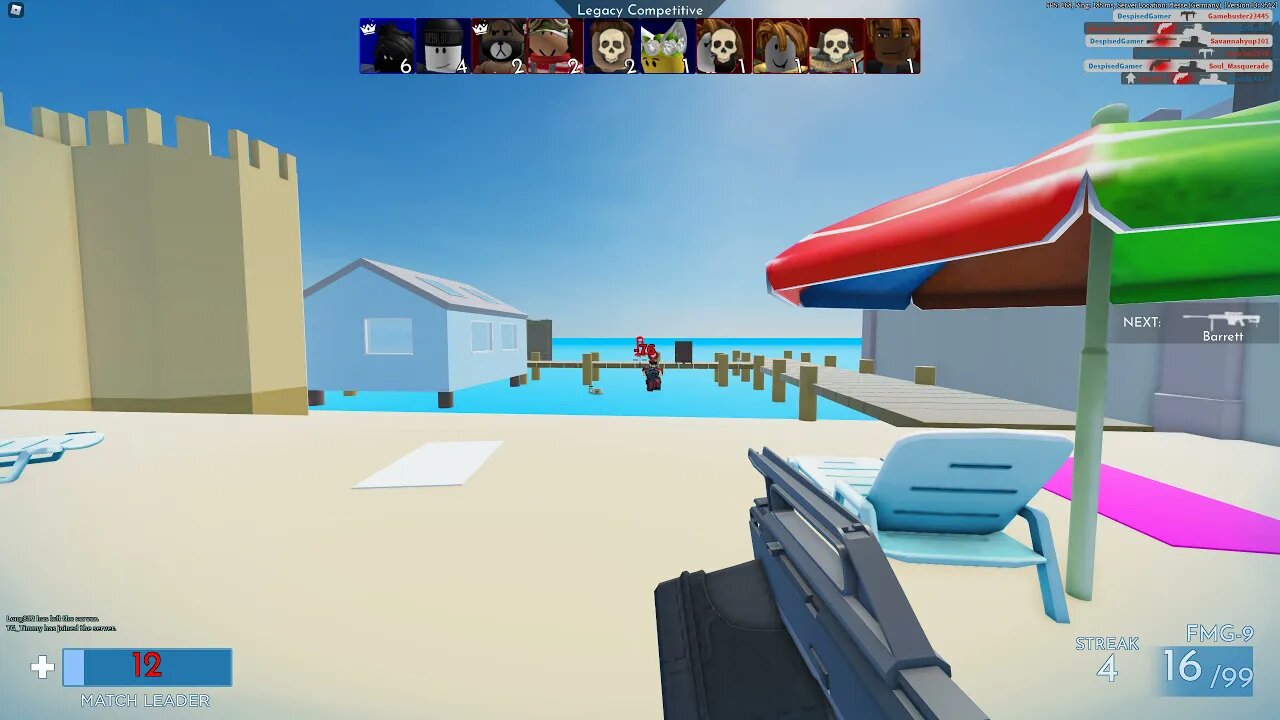 INSANE Beach Clip!!! (Roblox Arsenal)