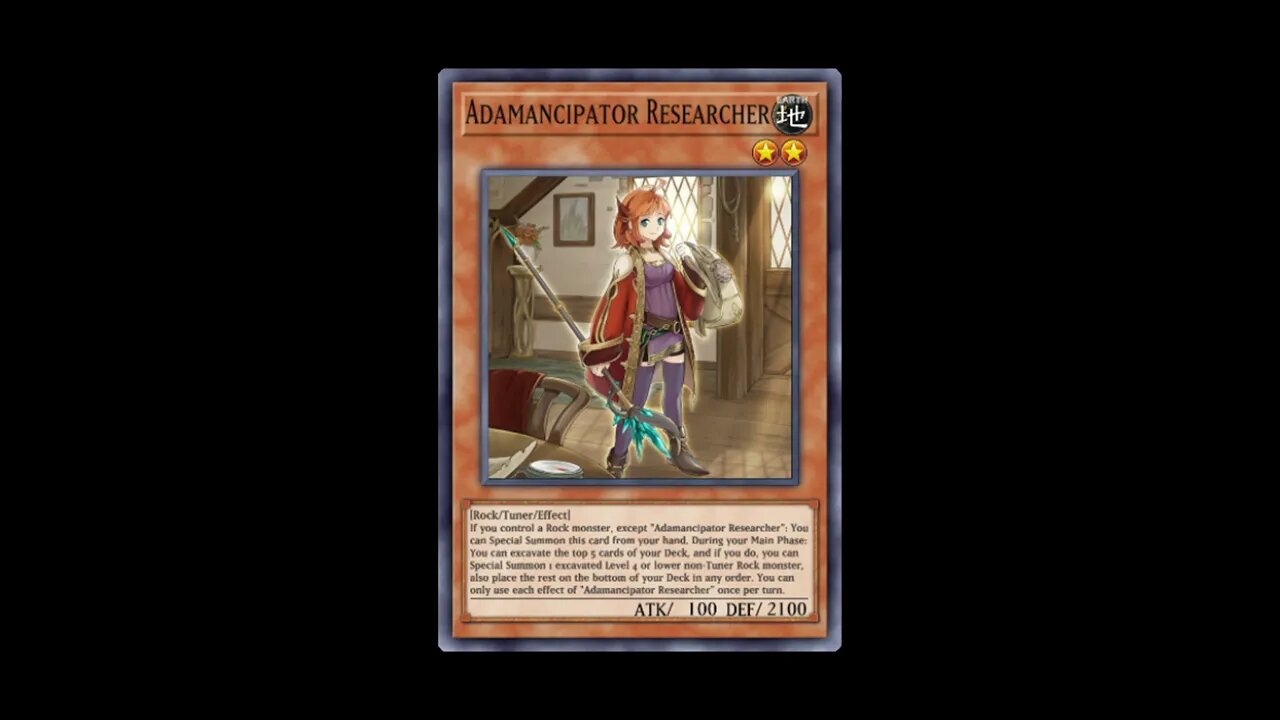 Yu Gi Oh! Adamancipator Researcher