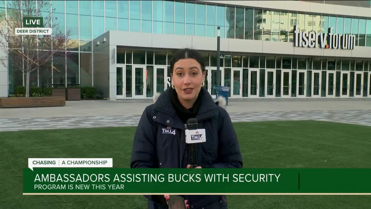Ambassadors assisting Bucks with security