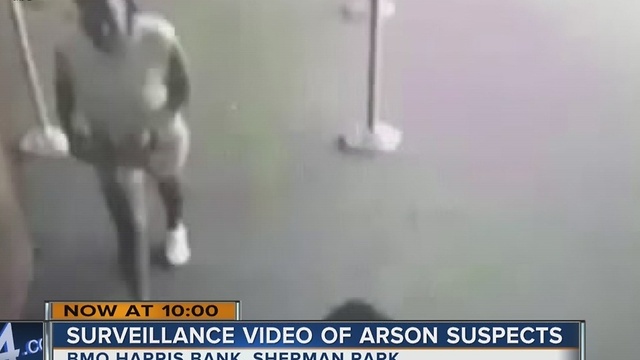 WANTED: Police looking for suspects who broke into, set fire to Milwaukee bank