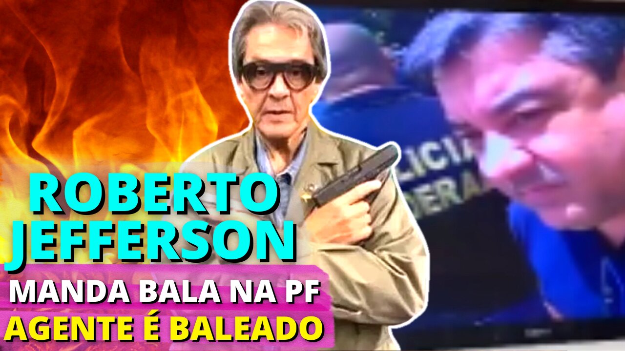 URGENTE - Roberto Jefferson recebe PF a bala - Agente é baleado - VIDEO