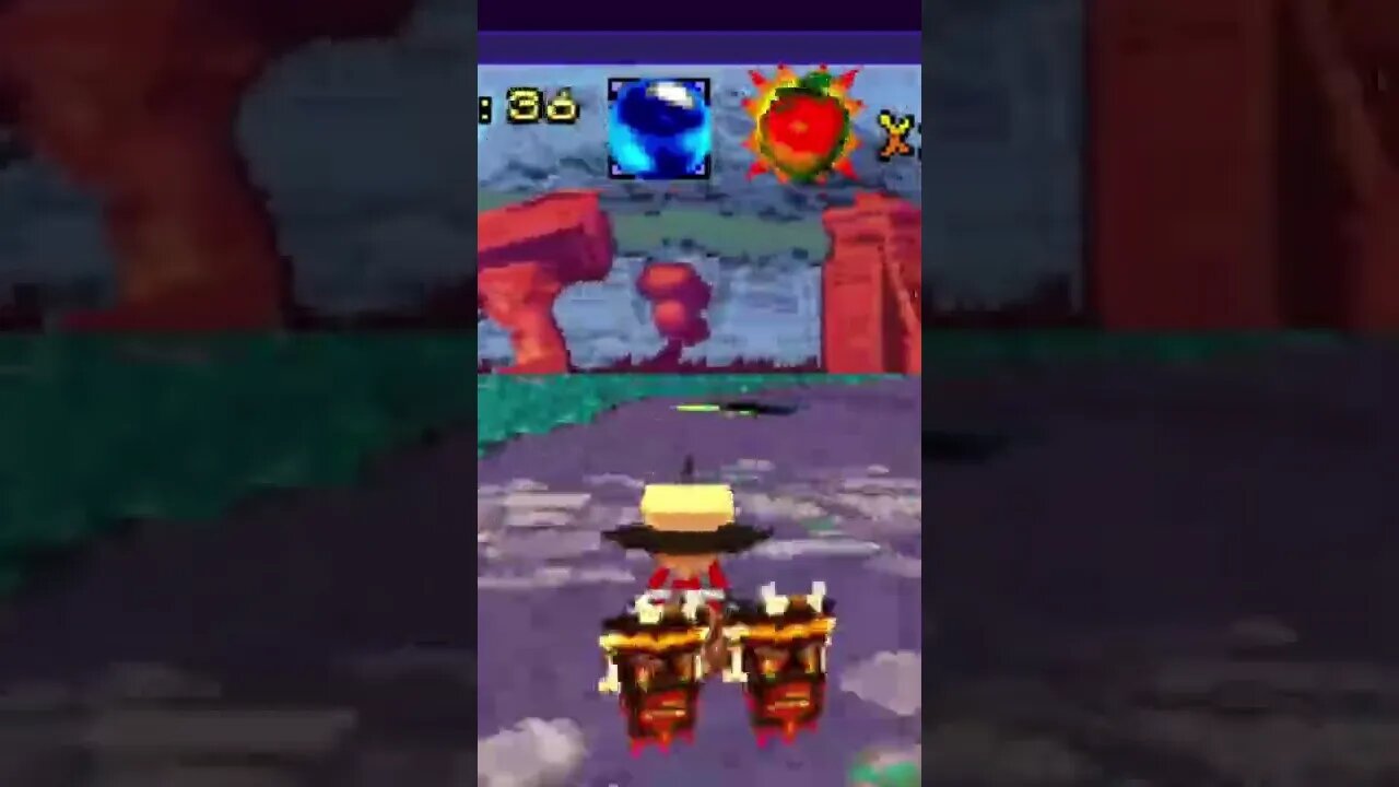 Crash Nitro Kart (GBA) - Uka Uka Gameplay