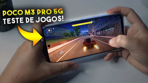 Poco M3 Pro 5G - Teste de JOGOS! COD Mobile, Asphalt 9 e Free Fire será que roda liso?