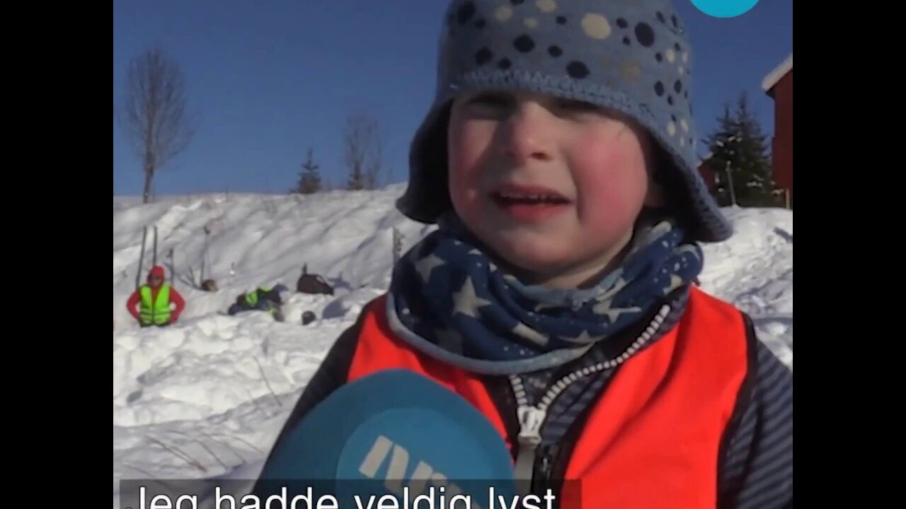 Norsk 5-årig "gutt" charmar NRK