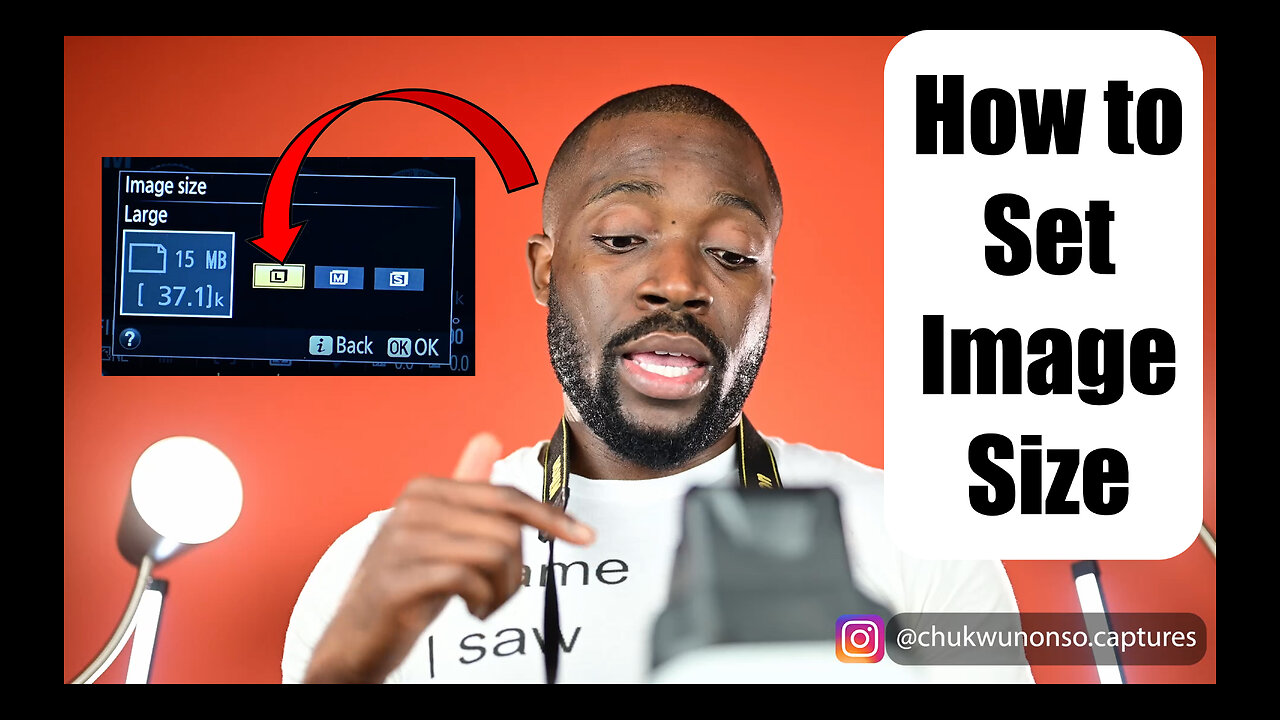 Photography tutorial | How to set your camera image size