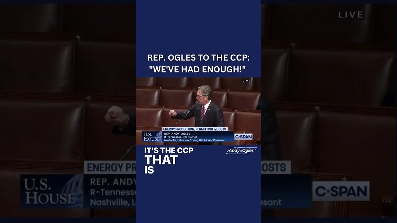 Rep Ogles to the CCP