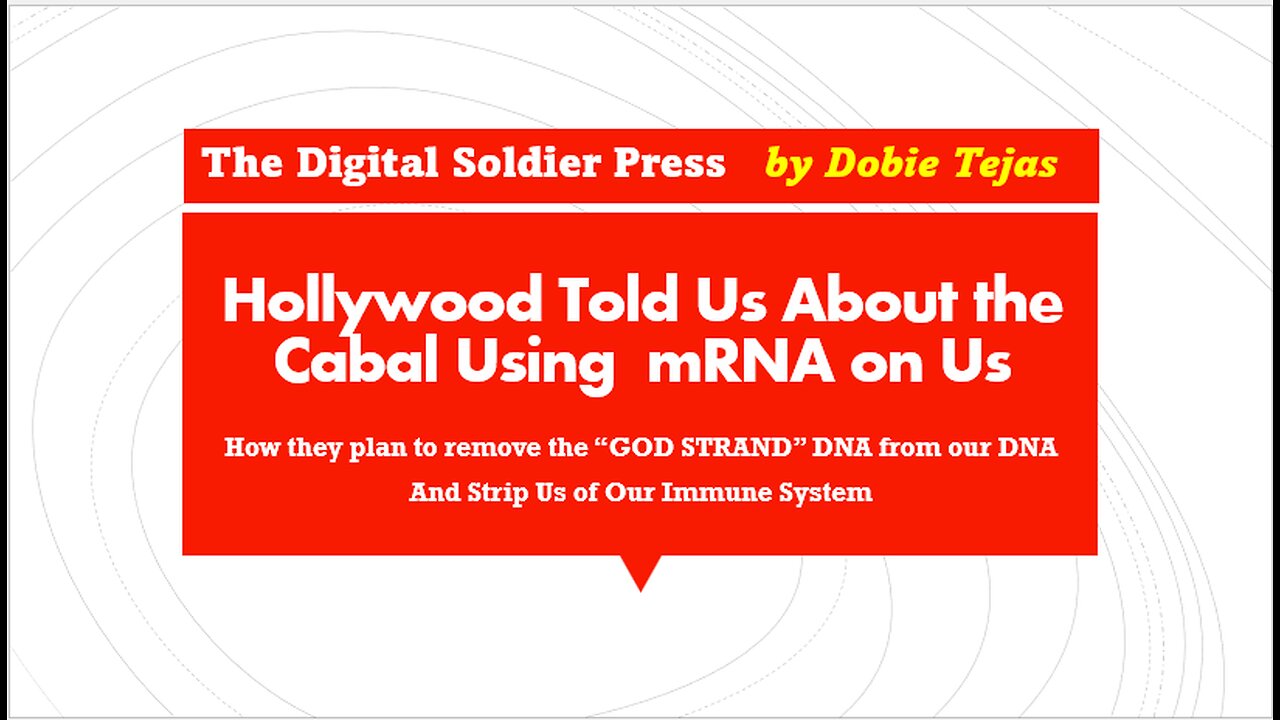 Hollywood Warned Us about mRNA in 2016