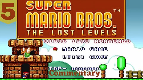 Making Progress in Worlds 5 and 6 - Super Mario Bros. The Lost Levels Part 5