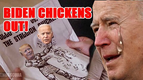 Biden CHICKENS OUT! REFUSES to accept Trump's challenge!