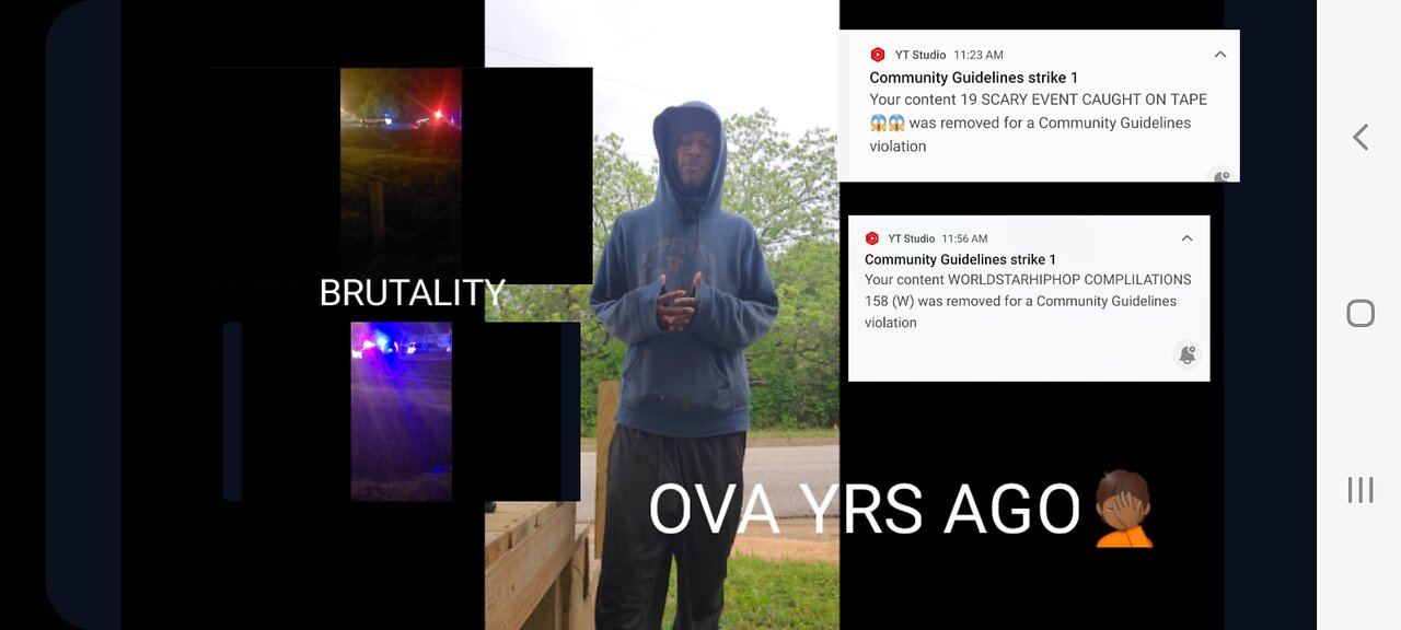 POLICE BRUTALITY TUFF OUTCHERE IN DA NAWFSIDE