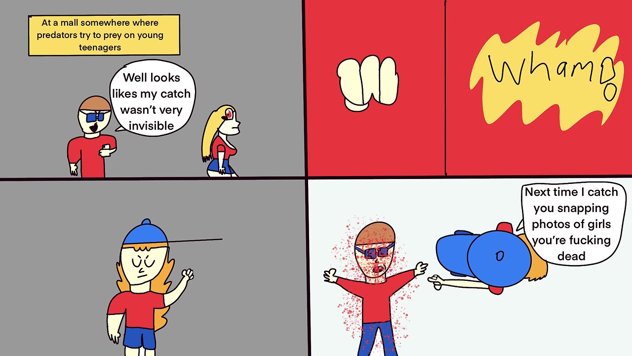 Raymond punches creeps