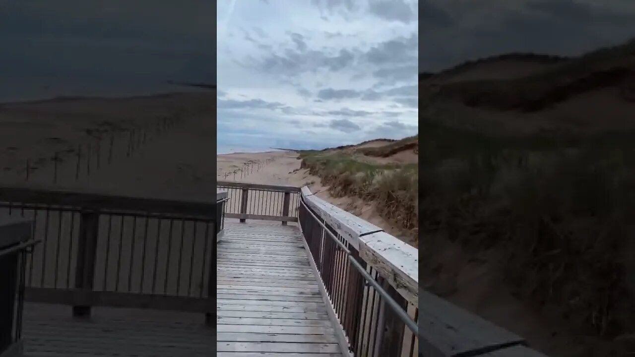 Walking down to Brackley Beach