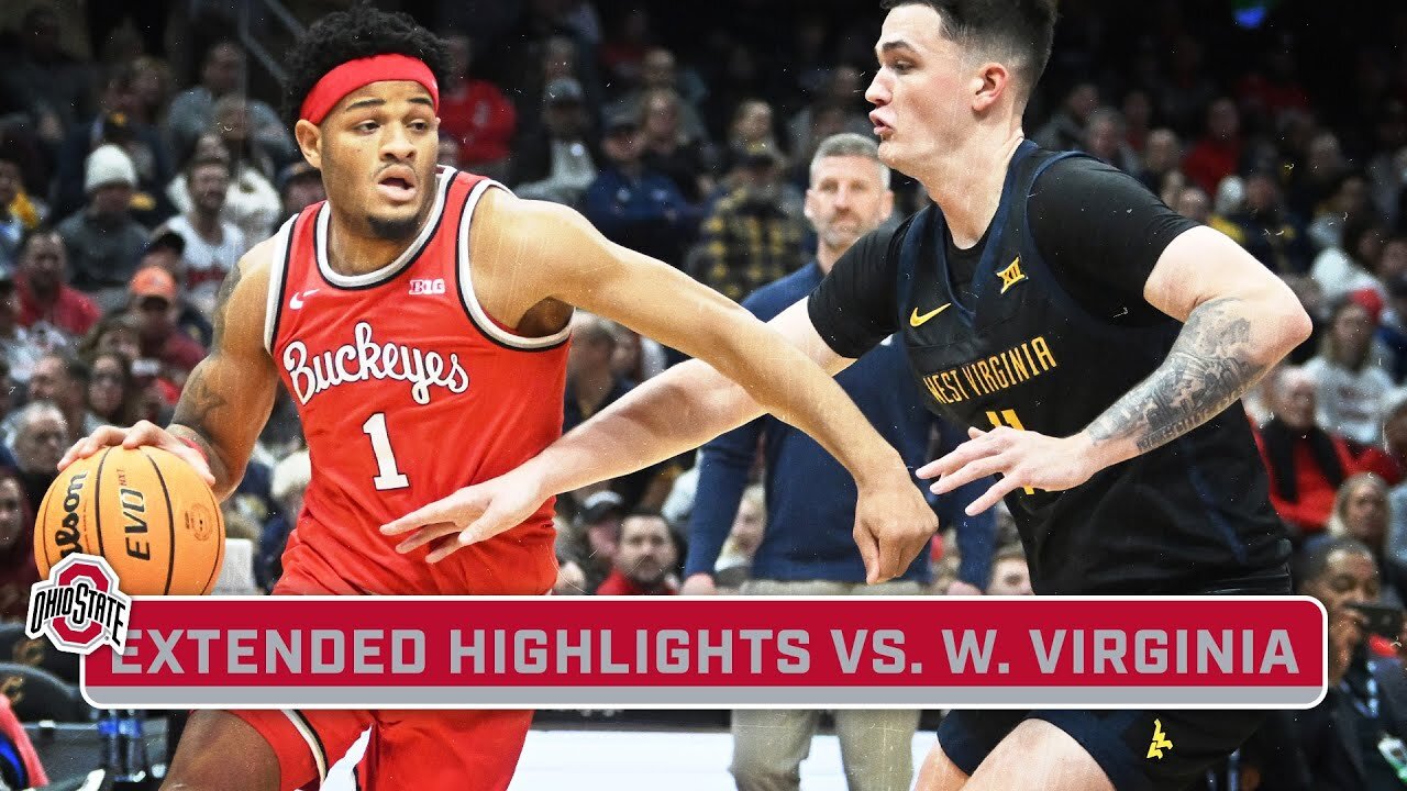 W. Virginia at Ohio State | Highlights | Big Ten Men's Basketball | Dec. 30, 2023