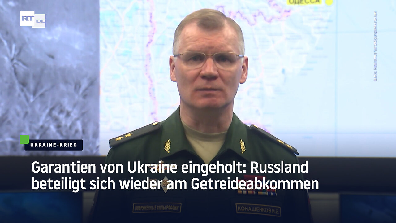 Garantien von Ukraine eingeholt: Russland beteiligt sich wieder am Getreideabkommen