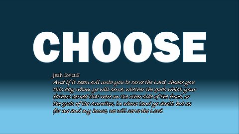 Choose | Paul Blair | 10/06/2024