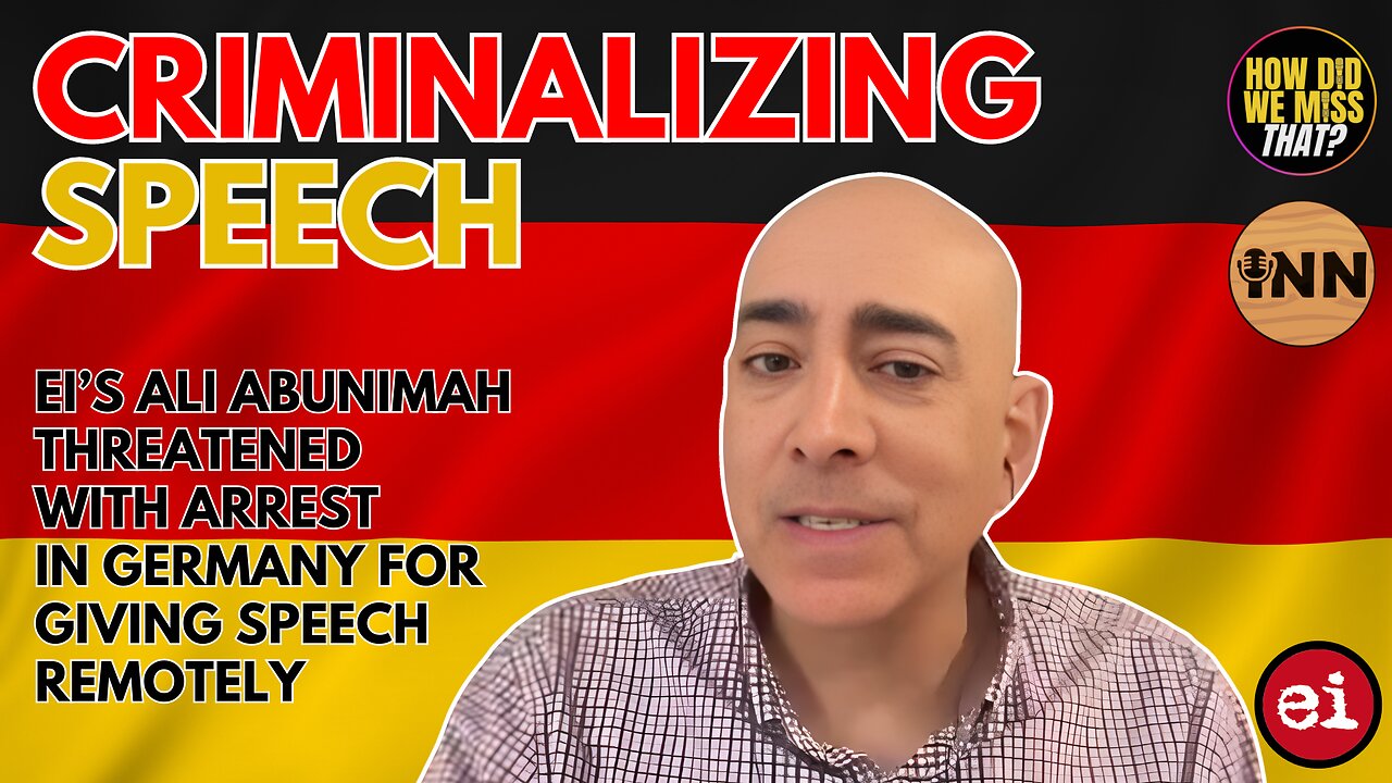 Ali Abunimah Threatened with Arrest for Speech: History Repeating Itself in Germany | @GetIndieNews