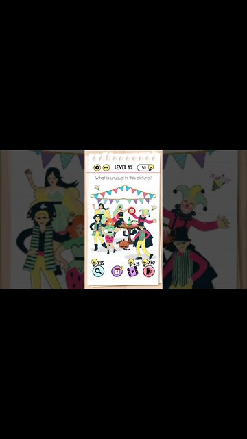 Brain Test Tricky Puzzles Level 10 What is unusual in this picture?