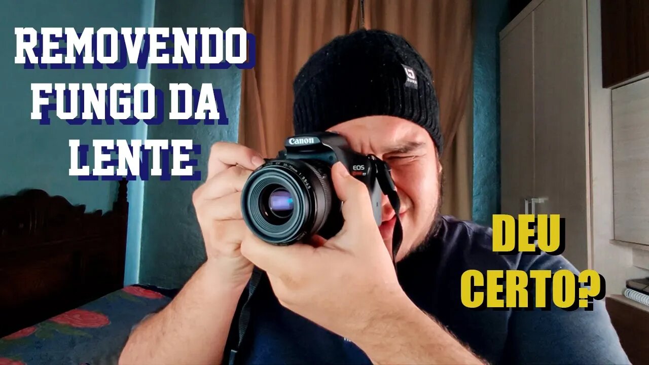 Abrindo Lente Canon e removendo fungos e poeira - Review Canon 35-70mm f3.5-4.5