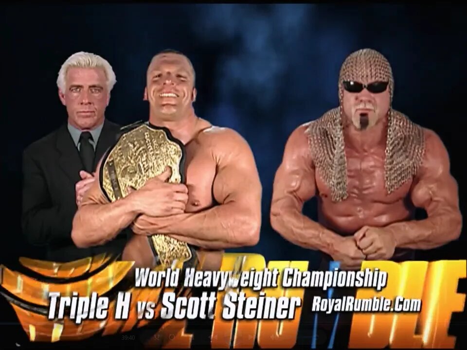 Triple H vs Scott Steiner - Royal Rumble 2003 (Full Match)