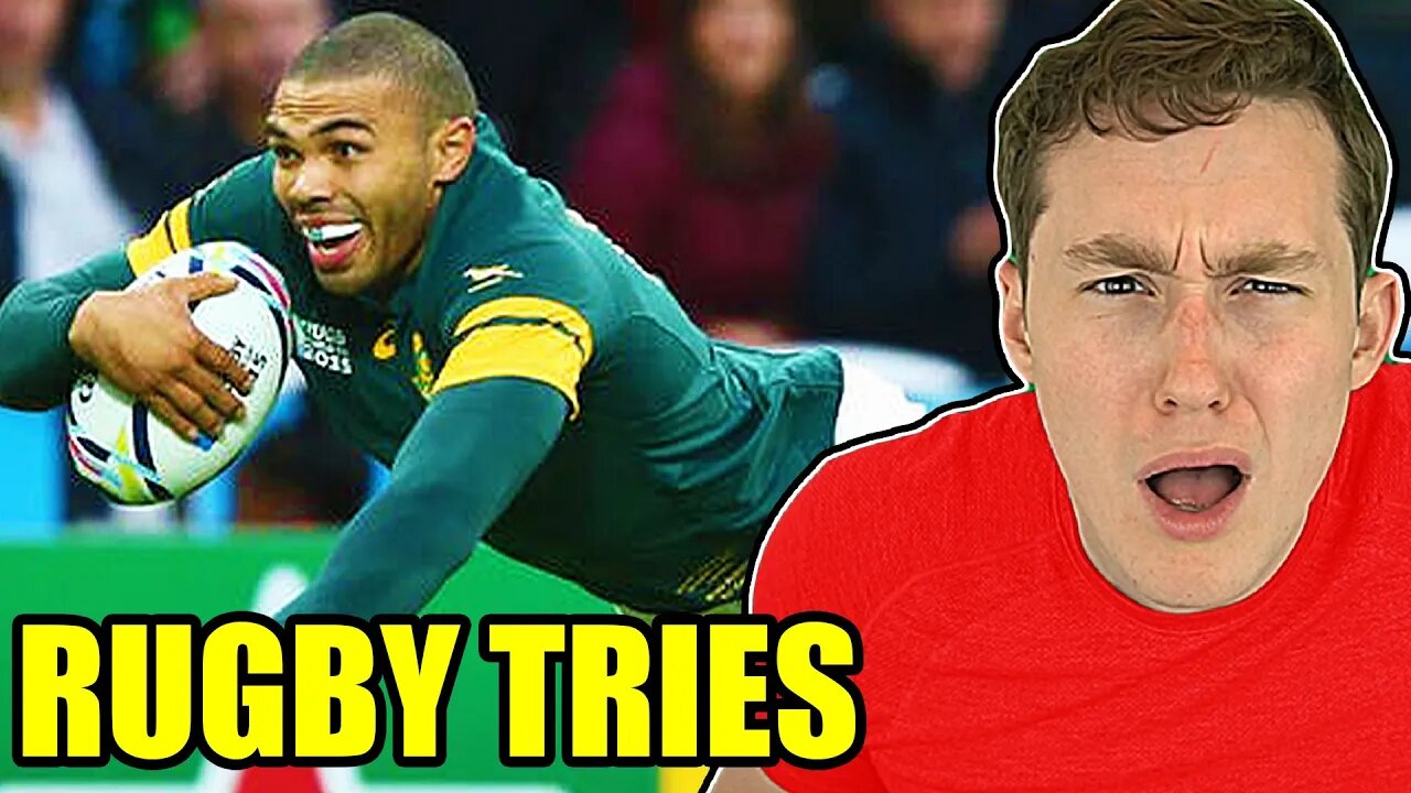 NFL FAN REACTS TO TOP RUGBY TRIES (so good...)