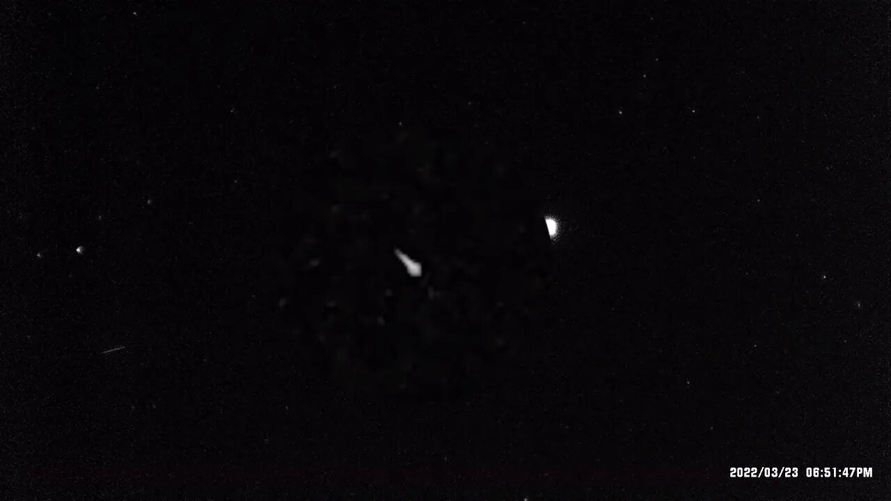 Infrared captured 3 different explosions within thirty minutes
