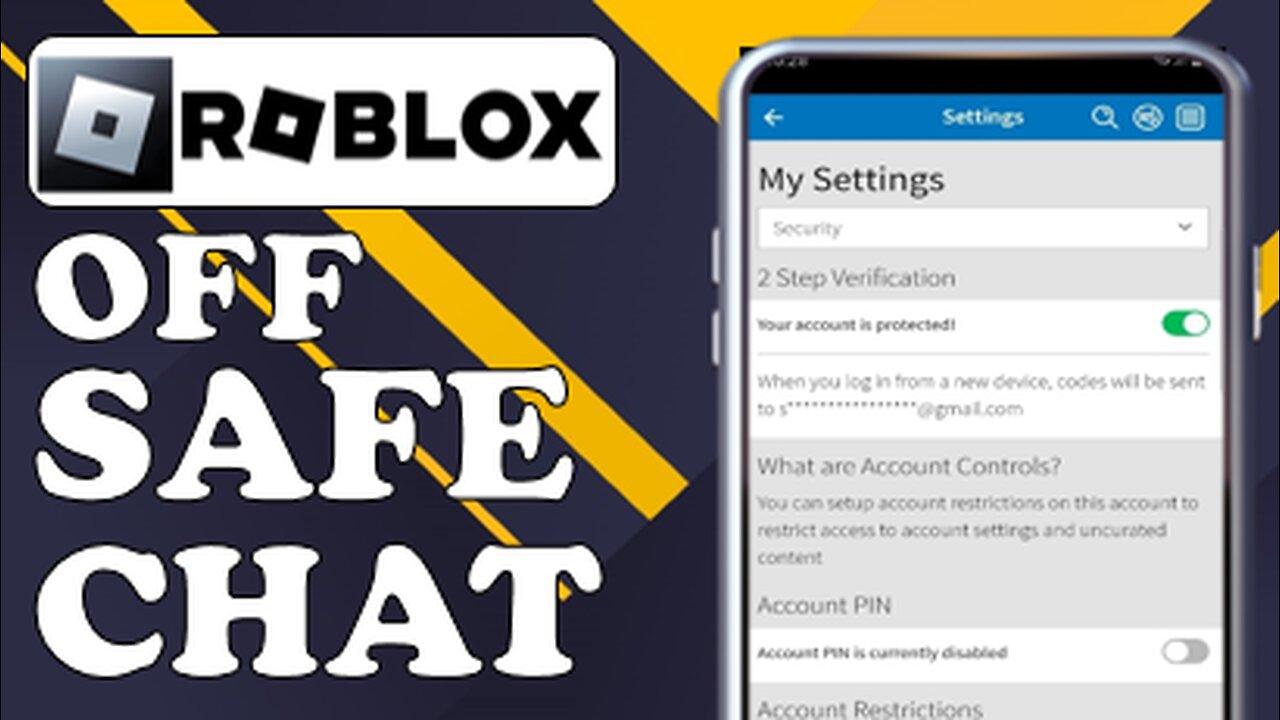 HOW TO TURN OFF SAFE CHAT IN ROBLOX