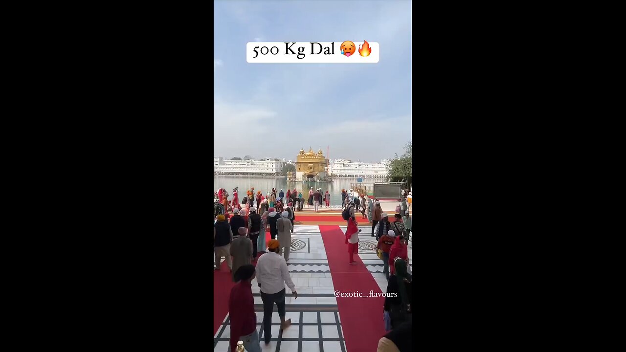 500kg daal making golden temple punjab