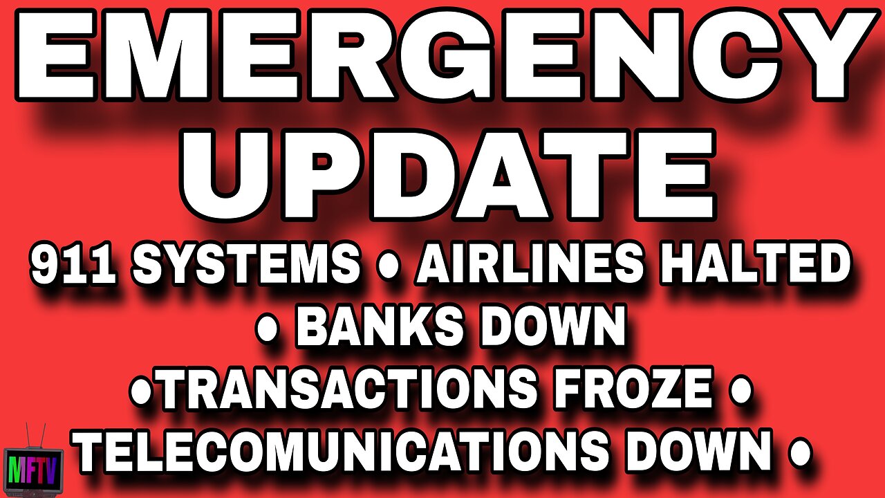 MASSIVE BLACKOUT | Banks, Airlines, Communications Affected | CrowdStrike