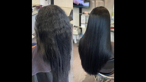 Permanent hair straightening