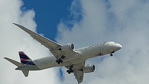 Boeing 787-9 CC-BGF coming from Miami to Fortaleza