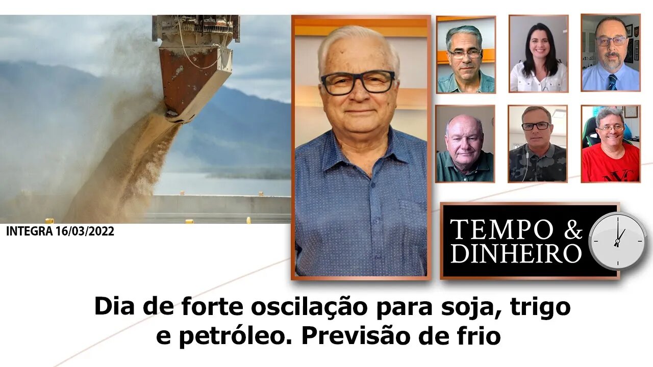 Dia de forte oscilação para soja, trigo e petróleo. Previsão de frio