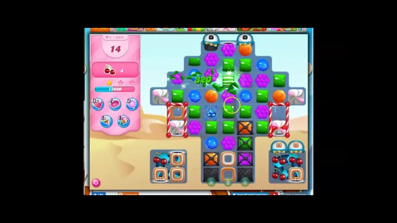 Candy Crush Level 3861 Talkthrough, 30 Moves 0 Boosters