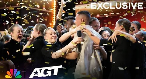 Murmuration reacts to their GOLDEN BUZZER moment! | AGT 2023