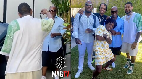 Usher Gifts L.A. Reid A Vintage Porsche! 🚙