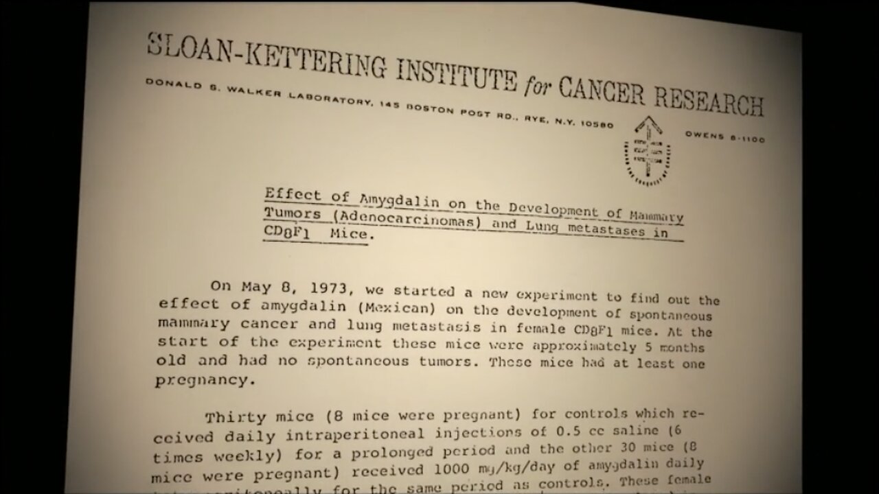 Second Opinion Laetrile At Sloan Kettering By Eric Merola Davapps