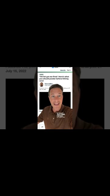 'TikTok Got Me Fired!' #shorts