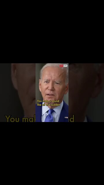 Joe Biden Downplays Inflation 🤡 #Bidenflation #Shorts