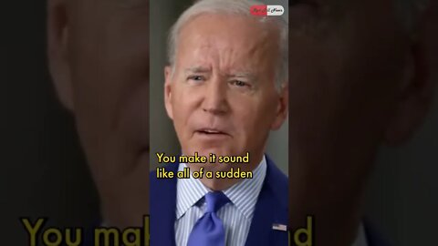 Joe Biden Downplays Inflation 🤡 #Bidenflation #Shorts