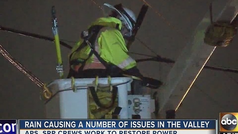 Outages, rain hit hard for Valley residents