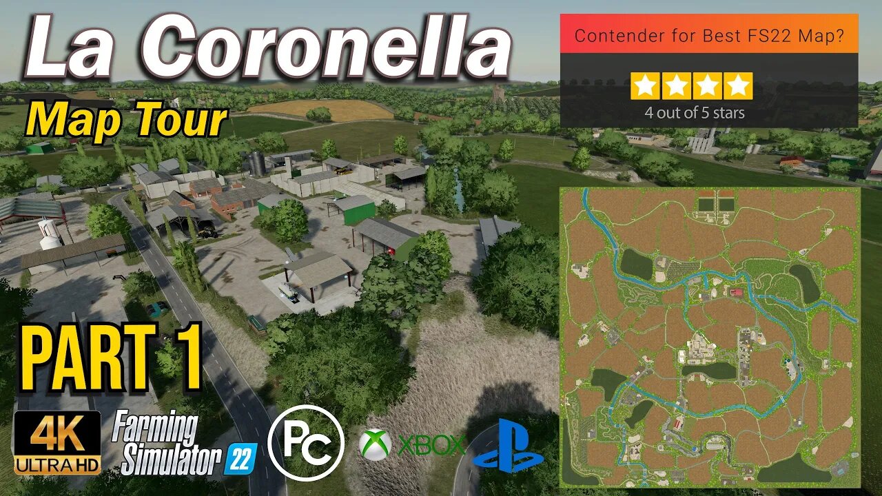 La Coronella Part 1| Map Review | Farming Simulator 22