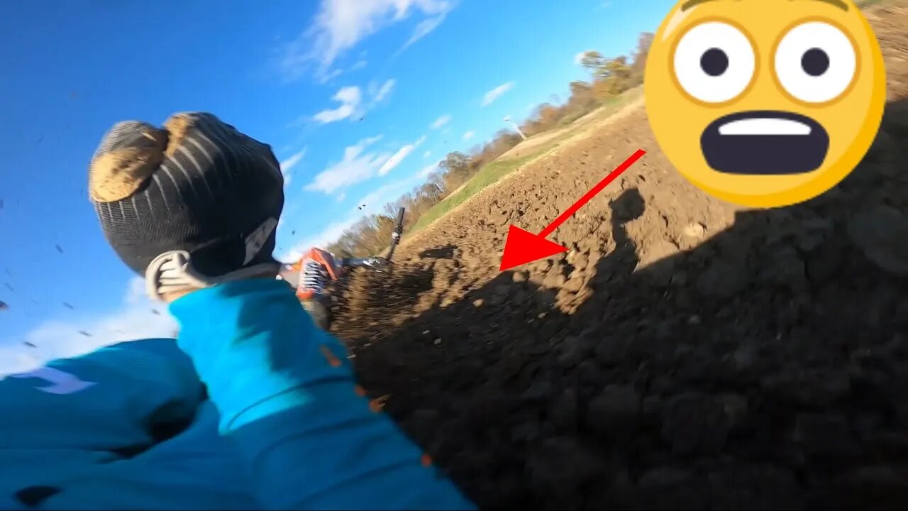 Brandon crashed at Mason Motocross and left my GoPro!