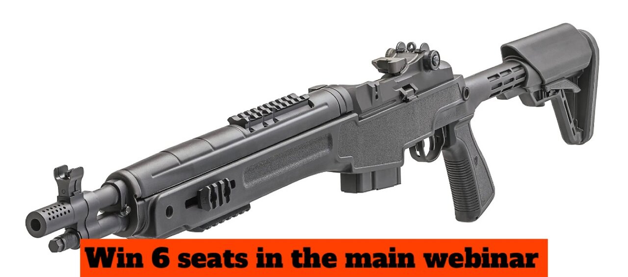 Springfield Armory M1A SOCOM CQB .308 MINI #2 FOR 6 SEATS IN THE MAIN WEBINAR