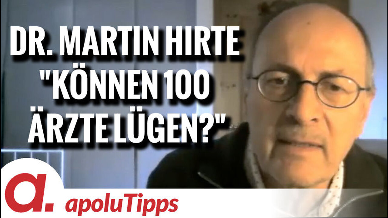 Interview mit Dr. Martin Hirte – "Können 100 Ärzte lügen?"