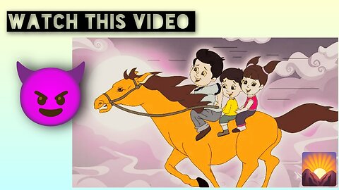 A Frame Of Wood 🪵A Horse 🐎 On The Frame|| Popular Hindi Children 👶Song || Lakdi Ki Kathi